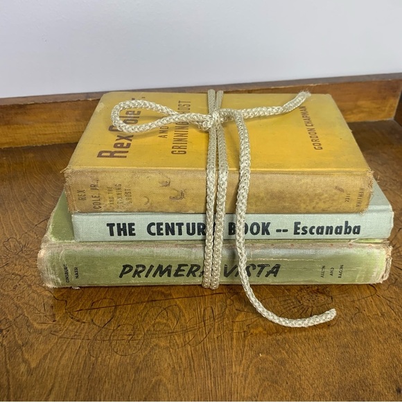 Other - Bundle of 3 VINTAGE book-home decor‎ or collectors